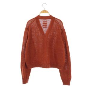 CHAOS ベルリネンカーディガン ニット F ブラウン /ES OS