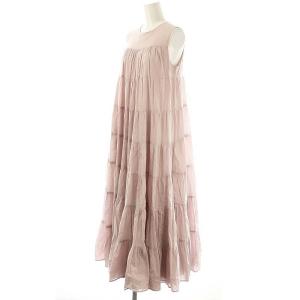 MARIHA ミューズのドレス ワンピース 36 ピンクベージュ