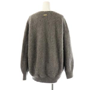 Loungedress GALLARDAGALANTE 23AW FURカシミヤVニット セーター 長袖 F グレー /HK OS SH
