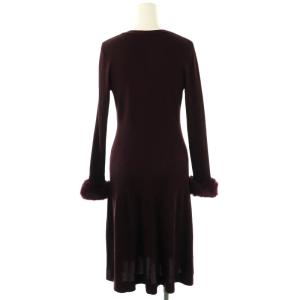 TOCCA LONG BAMBI ロングカーディガン ニット F 小豆色 /AT OS SH