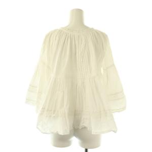 NE QUITTEZ PAS! ボリューム ギャザーブラウス ホワイト /ES OS