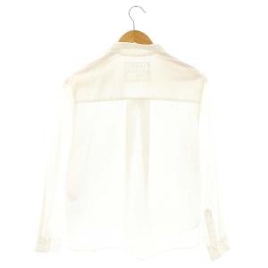 Frank&Eileen フランクアンドアイリーン SILVIO コットンシャツ 長袖 オープンカラー S 白 ホワイト /AT OS