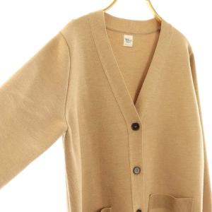 Ron Herman ウール Vネックカーディガン ニット 長袖 XS 茶 ブラウン /AT OS