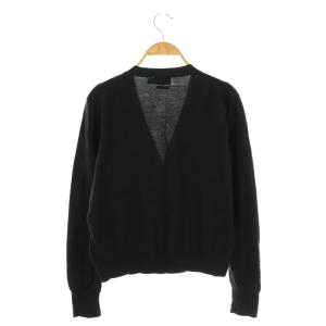 POLO RALPH LAUREN カーディガン ニット 長袖 刺繍 コットン L 黒 /NR OS