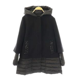 3WAY ウールドッキングダウンコート アウター 1 ブラック /HK OS