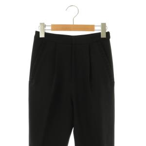 Chesty パールデザインテーパードパンツ 0 黒 ブラック /SS OS