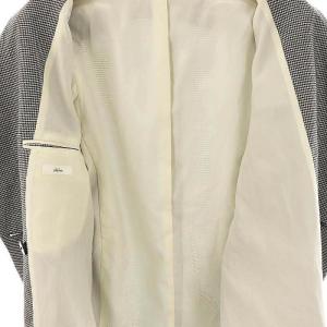 MILA OWEN MILAOWEN 24SS 金釦ダブルブレストオーバージャケット テーラード 千鳥格子 F ブラック /HK OS