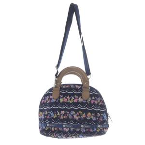 2WAY ショルダー バッグ Chesty ハンドバッグ 総柄 青 ブルー /SR15