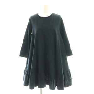 フリル ティアードチュニック カットソー F 濃紺 /CX OS