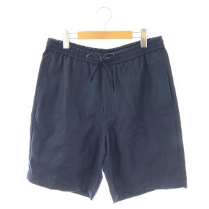 ウール ウエストゴム ハーフパンツ 46 ネイビー /HK OS