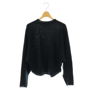 カシミヤ ニット セーター M 黒 /MI OS