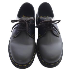 Dr.Martens 3EYE BOOT SMOOTH レザーシューズ UK3 黒 ブラック グレー 27540 /SR53