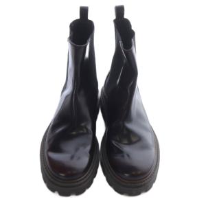 TOD'S レザー サイドゴア チェルシーブーツ ショート 36 茶 ブラウン /SR47