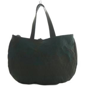 タマシャ TAMASHA フラワー刺繍 トートバッグ ハンドバッグ ダークグリーン /YO14