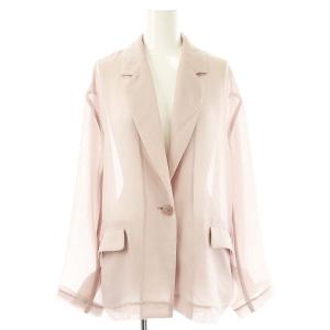 24SS シアージャケット テーラード 0 ピンク /NR OS