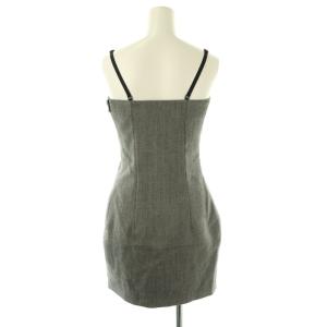 alexanderwang テイラードレスワンピース キャミソール ミニ ウール 0 グレー 1WC4236606 /NR OS