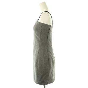 alexanderwang テイラードレスワンピース キャミソール ミニ ウール 0 グレー 1WC4236606 /NR OS