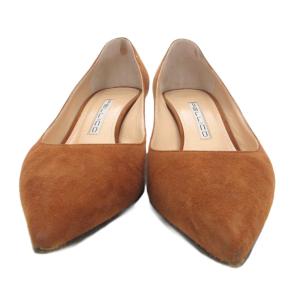 PELLICO パンプス スエード ポインテッドトゥ 36.5 茶 ブラウン /JS