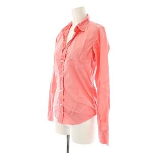 Frank&Eileen フランクアンドアイリーン BARRY コットンシャツ 長袖 オープンカラー XXS ピンク /AT OS