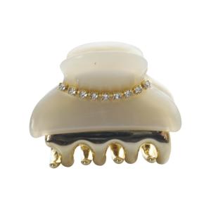 ヘアクリップ ニューコラーナ Sサイズ ゴールド色 ベージュ /SR34