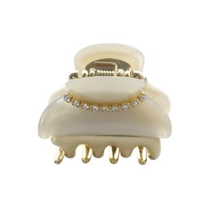 acca ヘアクリップ ニューコラーナ Sサイズ ゴールド色 ベージュ /SR34