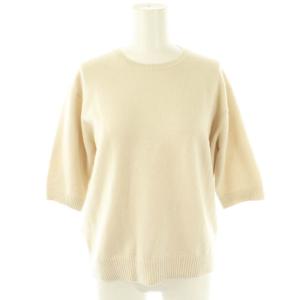 High Gauge Cashmere Knit Pullover ニット セーター プルオーバー 五分袖