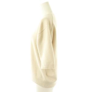 ebure High Gauge Cashmere Knit Pullover ニット セーター プルオーバー 五分袖