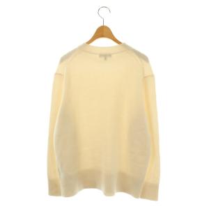 Theory CASHMERE SOLID CREW ニット セーター 長袖 S ホワイト /HK OS