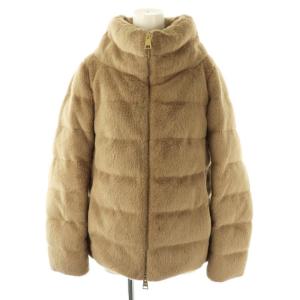 レディケープ エコファーダウンジャケット 42 ブラウン