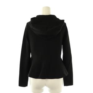 TOCCA MARIE ジップアップパーカー ニット XS ブラック /ES OS
