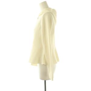 TOCCA MARIE ジップアップパーカー ニット XS アイボリー /ES OS