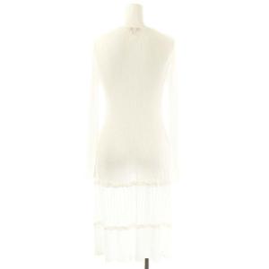 TOCCA AJISAI LONG CARDIGAN ロングカーディガン F ホワイト /ES OS