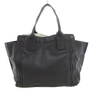 アリソン ハンドバッグ トート レザー 黒 ブラック /UO