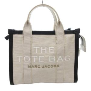 MARC JACOBS THE SUMMER MEDIUM TOTE BAG ハンドバッグ ロゴ刺繍 白 ホワイト M0016496