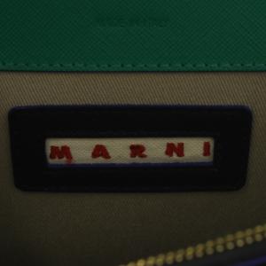 MARNI TRUNK BAG グリーン ホワイト