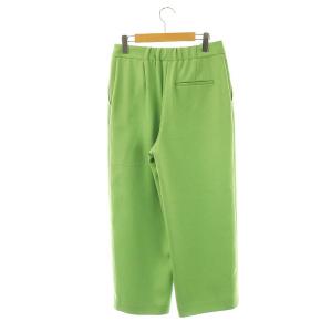 BALLSEY  24SS パウダリーストレッチツイル セミワイドパンツ ストレート 38 グリーン /CX OS