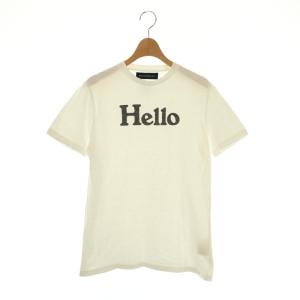 ハロー クルーネックTシャツ HELLO CREW NECK TEE 半袖 1 白 ホワイト /SS OS