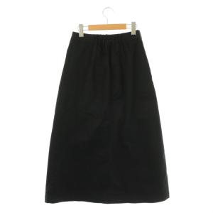 Barbour ロングレングスBEDALEスカート M ブラック /DO OS SH