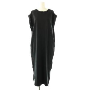 L'Appartement × アメリカーナ AMERICANA N/S ノースリーブワンピース ブラック ホワイト /DO OS