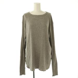 Rib L/S T-SH リブカットソー グレー /DO OS