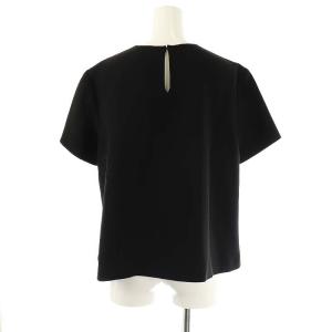 Theory 24AW Admiral Crepe SS Aline Top Cl J ブラウス 半袖 S ブラック