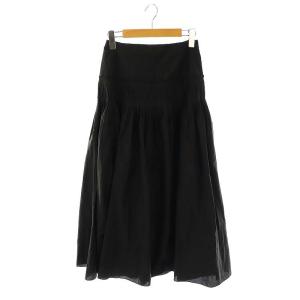 25SS SOFT LAWN ACCDN YOKE SK スカート プリーツ 00 濃紺 /MI OS