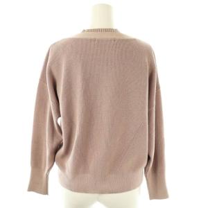 JUSGLITTY 23SS ショートカーデアンサンブル ニット カーディガン カットソー 2 スモーキーピンク /MI OS