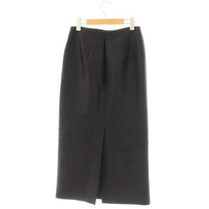 theory luxe 24SS Wool Silk Malila L2 スカート タイト ウール シルク混 038 黒 /MI
