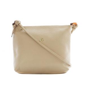 ケーツー K2 ショルダーバッグ レザー ピンクべージュ /RI OS