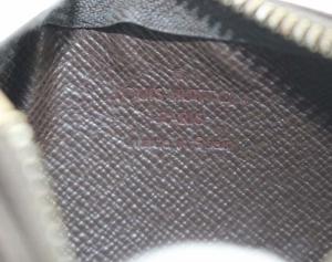 LOUIS VUITTON ダミエ ポシェット クレ コインケース 小銭入れ ブラウン N62658 /YO6 OH