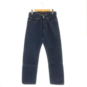 Jomon Denim Cotton Pantsデニムパンツ ストレート ボタンフライ 28 ネイビー