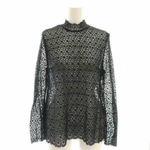 レーストップスプルオーバー ブラウス 36 ブラック /ES OS