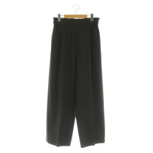 セミワイドパンツ ハイウエスト イージー 40 ネイビー /MY OS