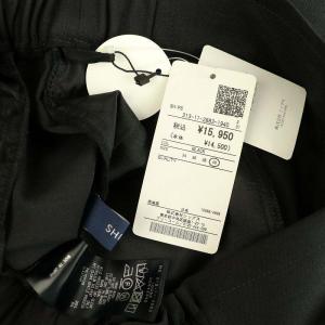 SHIPS セミワイドパンツ ハイウエスト イージー 40 ネイビー /MY OS